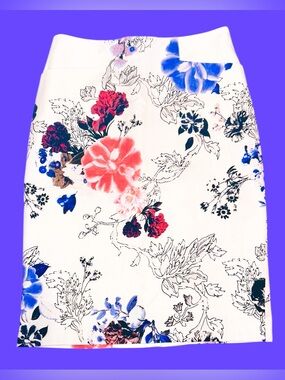 Club Monaco Floral Pencil Skirt size 0